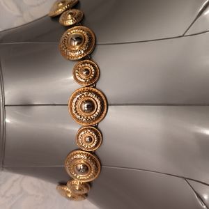 Anne Klein Gold Coin Choker Necklace Vintage